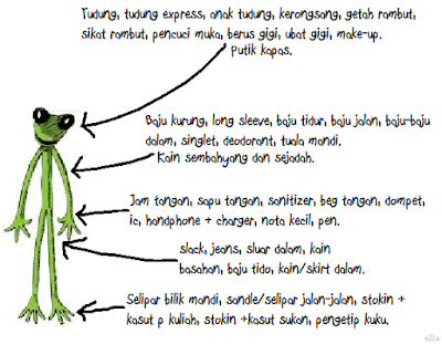 apa yang perlu dibawa