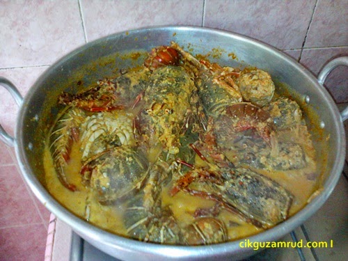 rendang udang kara