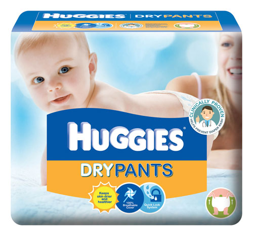 huggies dry pants