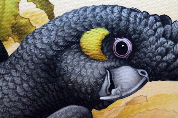 lukisan burung