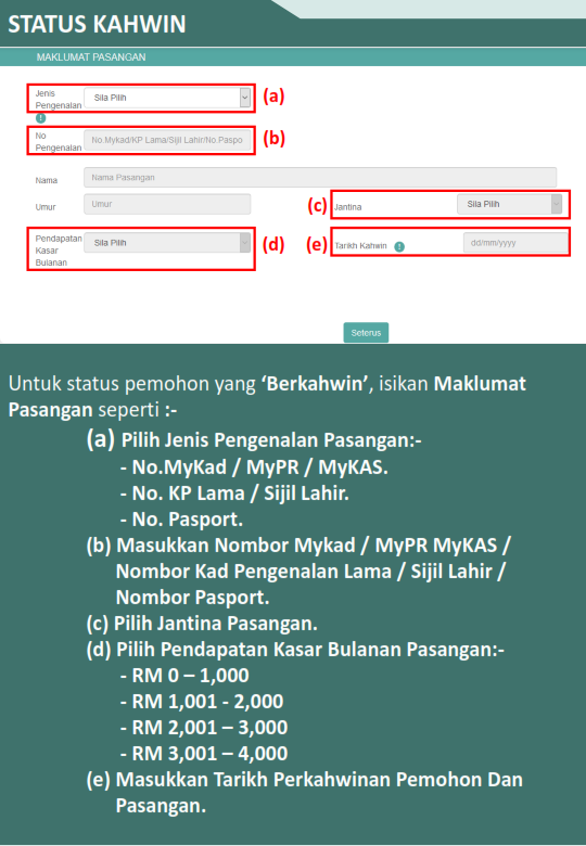 Cara memohon bsh 004