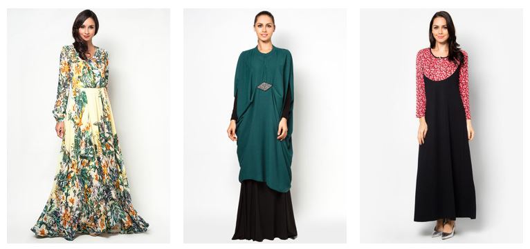 butik maxi dress muslimah