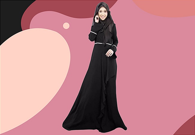dress muslimah black