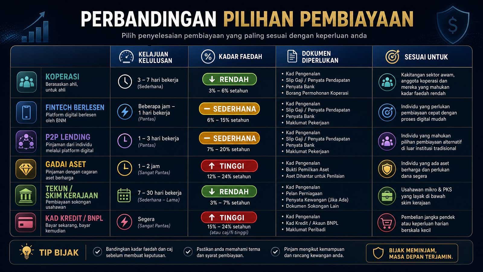 panduan pinjaman segera
